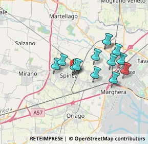 Mappa Via Carlo Cattaneo, 30038 Spinea VE, Italia (2.81286)