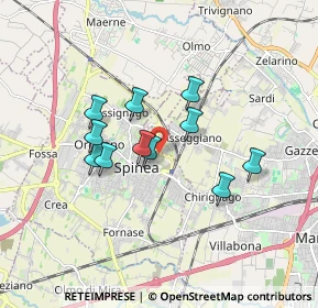 Mappa Via Carlo Cattaneo, 30038 Spinea VE, Italia (1.36727)