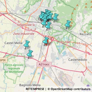 Mappa Via Pietro Mascagni, 25010 San Zeno Naviglio BS, Italia (4.16778)