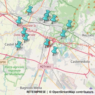 Mappa Via Pietro Mascagni, 25010 San Zeno Naviglio BS, Italia (4.32583)