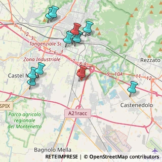 Mappa Via Pietro Mascagni, 25010 San Zeno Naviglio BS, Italia (4.65583)