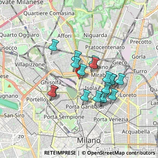 Mappa Via Lepontina, 20159 Milano MI, Italia (1.48278)