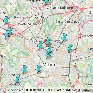 Mappa Via Lepontina, 20159 Milano MI, Italia (5.27357)