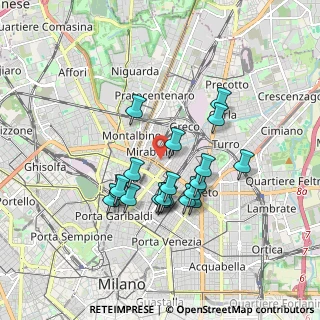 Mappa Via Angera, 20125 Milano MI, Italia (1.501)