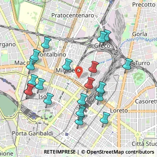 Mappa Via Angera, 20125 Milano MI, Italia (1.09)