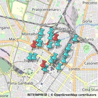 Mappa Via Angera, 20125 Milano MI, Italia (0.705)