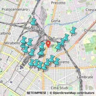 Mappa Via Roggia Scagna, 20127 Milano MI, Italia (0.9)