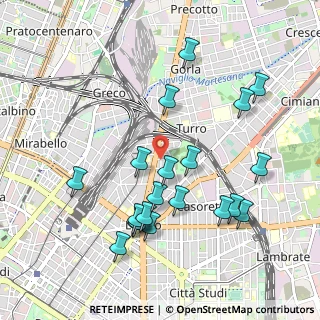 Mappa Milano, 20127 Milano MI, Italia (1.031)