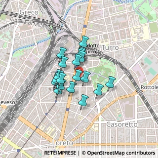 Mappa Milano, 20127 Milano MI, Italia (0.288)