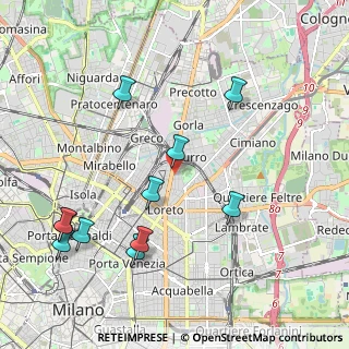Mappa Milano, 20127 Milano MI, Italia (2.3)