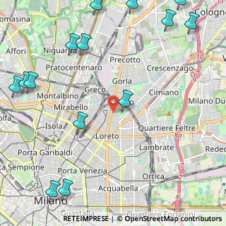 Mappa Milano, 20127 Milano MI, Italia (3.27071)