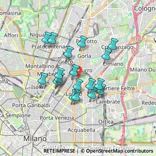 Mappa Milano, 20127 Milano MI, Italia (1.495)