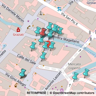 Mappa Calle del Sale, 30174 Venezia VE, Italia (0.025)