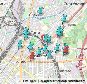 Mappa Via Carlo Esterle, 20132 Milano MI, Italia (0.805)