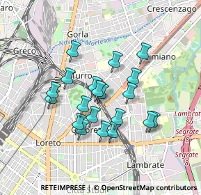 Mappa Via Carlo Esterle, 20132 Milano MI, Italia (0.722)