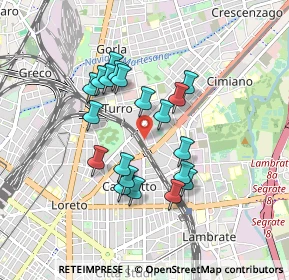 Mappa Via Carlo Esterle, 20132 Milano MI, Italia (0.752)