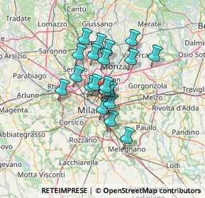 Mappa Via Carlo Esterle, 20132 Milano MI, Italia (9.4775)