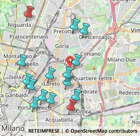 Mappa Via Carlo Esterle, 20132 Milano MI, Italia (2.14)