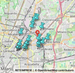 Mappa Via Carlo Esterle, 20132 Milano MI, Italia (1.586)