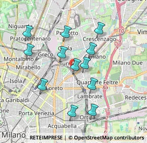 Mappa Via Carlo Esterle, 20132 Milano MI, Italia (1.73333)