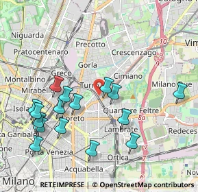 Mappa Via Carlo Esterle, 20132 Milano MI, Italia (2.15375)