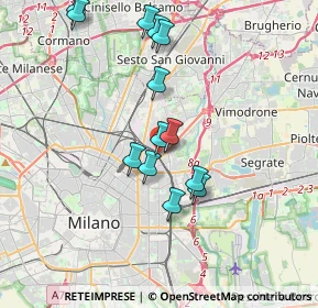 Mappa Via Carlo Esterle, 20132 Milano MI, Italia (3.55231)