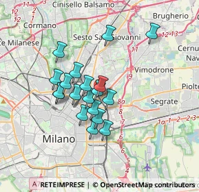 Mappa Via Carlo Esterle, 20132 Milano MI, Italia (2.68684)