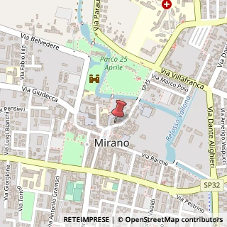 Mappa Piazza Martiri della Libertà, 34, 30035 Mirano, Venezia (Veneto)