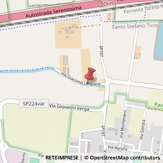 Mappa Via Giacomo Leopardi, 18, 20010 Santo Stefano Ticino, Milano (Lombardia)