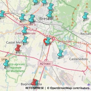 Mappa Via T. Speri, 25010 San Zeno Naviglio BS, Italia (6.31056)