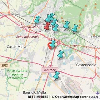 Mappa Via T. Speri, 25010 San Zeno Naviglio BS, Italia (3.67273)