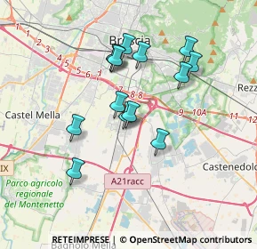 Mappa Via T. Speri, 25010 San Zeno Naviglio BS, Italia (3.06643)