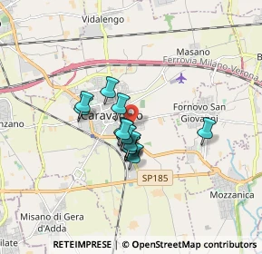 Mappa Via Visconti, 24043 Caravaggio BG, Italia (1.07357)