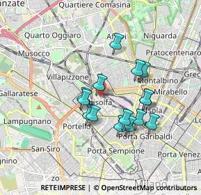 Mappa Via Francesco Caracciolo, 20158 Milano MI, Italia (1.45533)