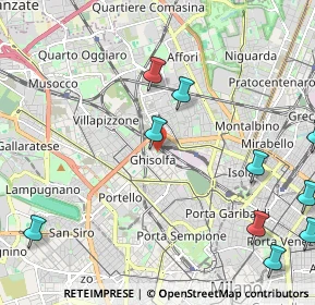 Mappa Via Francesco Caracciolo, 20158 Milano MI, Italia (3.03455)