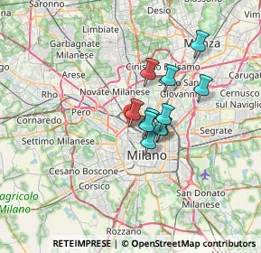 Mappa Via Francesco Caracciolo, 20158 Milano MI, Italia (4.50727)