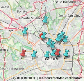 Mappa Via Francesco Caracciolo, 20158 Milano MI, Italia (3.51294)