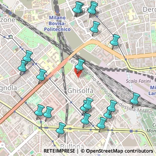 Mappa Via Melchiorre Delfico, 20155 Milano MI, Italia (0.6955)