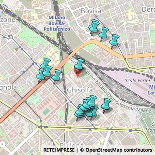 Mappa Via Melchiorre Delfico, 20155 Milano MI, Italia (0.5015)