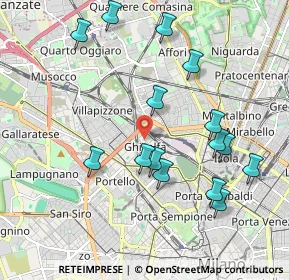 Mappa Via Melchiorre Delfico, 20155 Milano MI, Italia (2.03867)