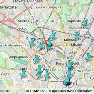 Mappa Via Melchiorre Delfico, 20155 Milano MI, Italia (2.654)