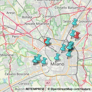 Mappa Via Melchiorre Delfico, 20155 Milano MI, Italia (4.034)