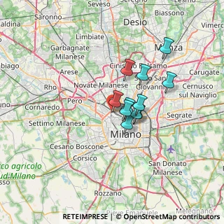 Mappa Via Melchiorre Delfico, 20155 Milano MI, Italia (4.61182)