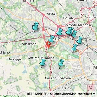 Mappa Via Filippo Anghileri, 20153 Milano MI, Italia (3.71545)