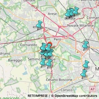 Mappa Via Filippo Anghileri, 20153 Milano MI, Italia (4.02294)