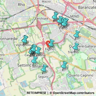 Mappa Via Filippo Anghileri, 20153 Milano MI, Italia (1.982)