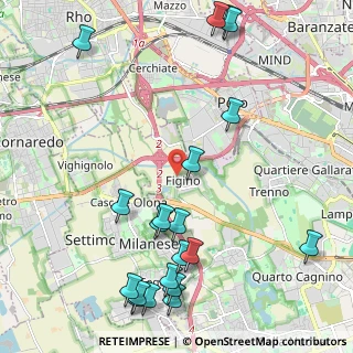 Mappa Via Filippo Anghileri, 20153 Milano MI, Italia (2.746)