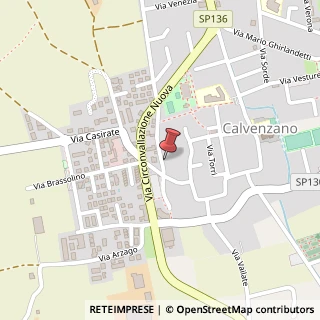 Mappa Via G. Donizetti, 4, 24040 Calvenzano, Bergamo (Lombardia)