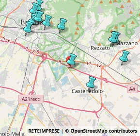 Mappa Via Don Lorenzo Milani, 25129 Buffalora BS, Italia (5.12692)