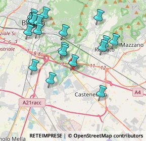 Mappa Via Don Lorenzo Milani, 25129 Buffalora BS, Italia (4.562)